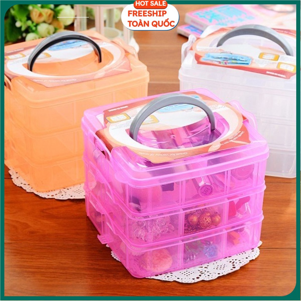 Hộp đựng trang sức, đồ cá nhân 18 ngăn