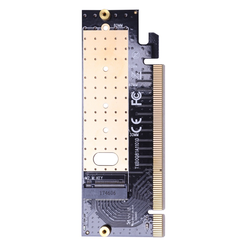 Thẻ Chuyển Đổi M.2 Nvme Ssd M2 Sang Pcie 3.0 X16 Hỗ Trợ Giao Diện Chìa Khóa Pci Express 3.0 X4 2230-2280 Size
