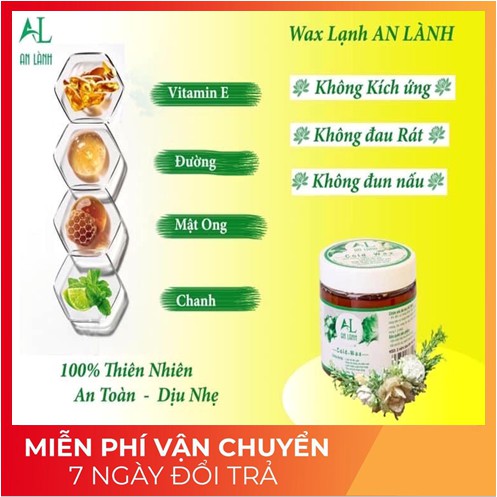 ❤️[SỈ]❤️ Wax Lông An Lành ❤️[ Tặng 50 tờ giấy và 2 que wax ]❤️Tẩy lông tay chân nách An Toàn hiệu quả 100% thiên nhiên❤️ | BigBuy360 - bigbuy360.vn