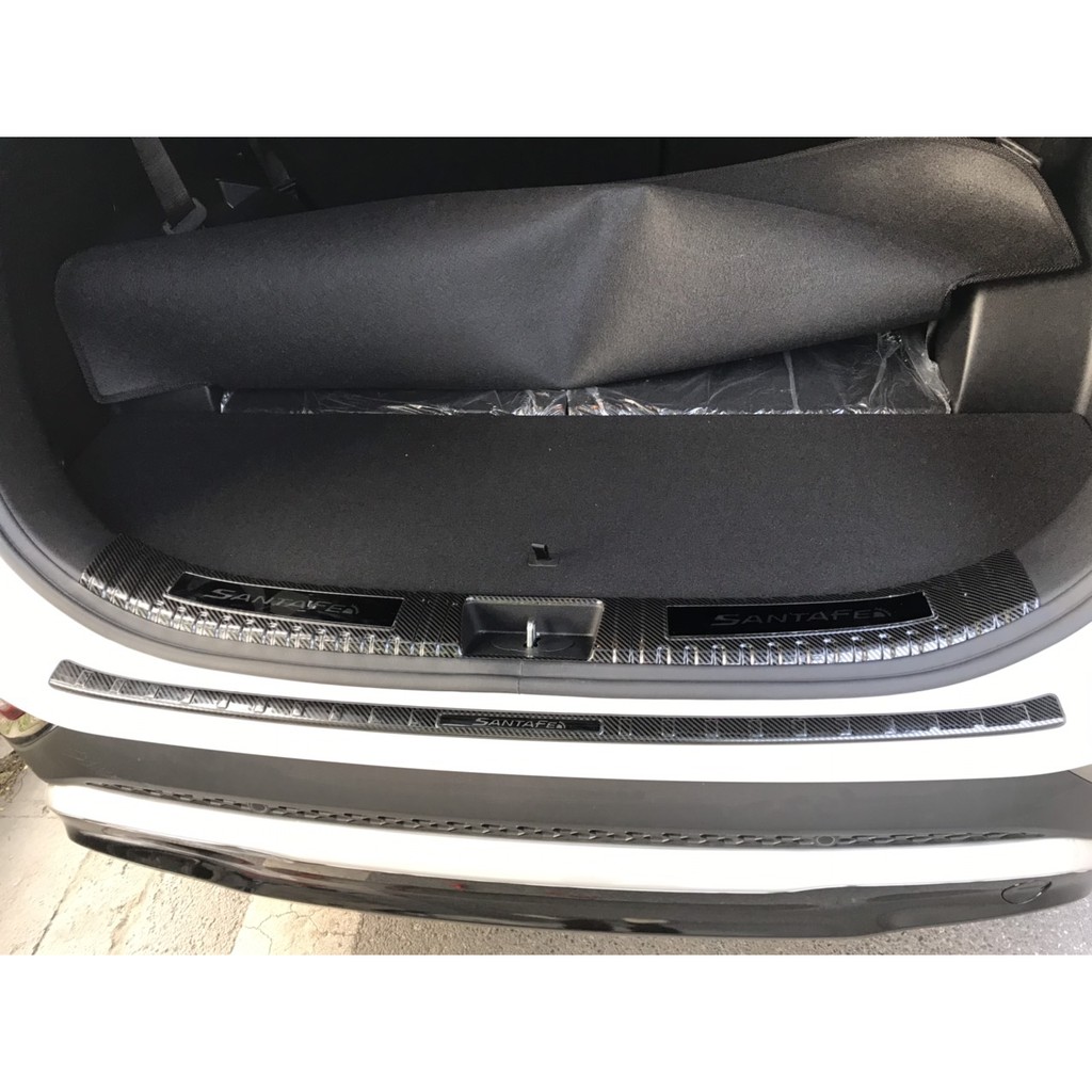 Chống Trầy Cốp Hyundai Santafe 2019-2021 Carbon