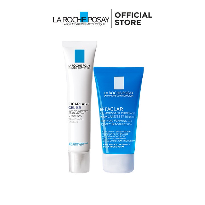 Bộ kem dưỡng giúp làm mờ sẹo, hỗ trợ phục hồi & tái tạo da La Roche Posay Cicaplast Gel B5