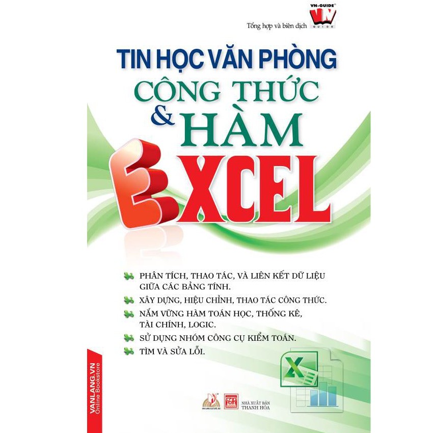 Sách Tin học văn phòng - Công thức &amp; hàm Excel