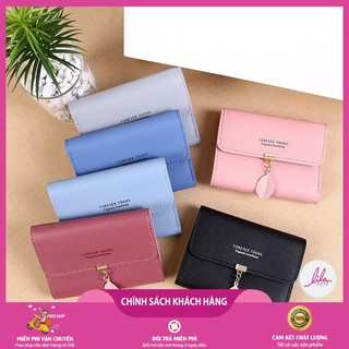 Ví Nữ Cầm Tay💝 FREESHIP 50k 💝VÍ NỮ FOREVER YOUNG CHIẾC LÁ VD3 HOT TREND SIÊU XINH 2020