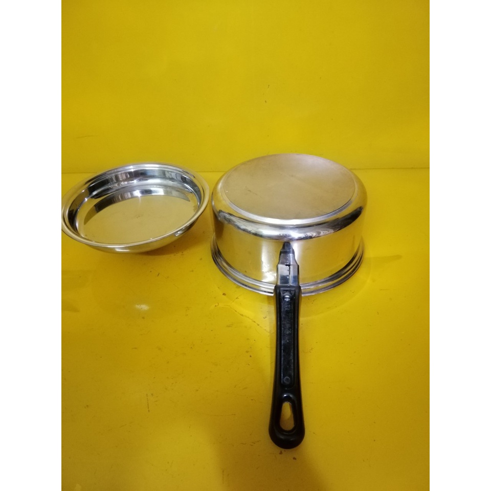 Quánh inox nội địa Nhật, size 19cm, cao 9cm (mã 634), Dùng được bếp từ
