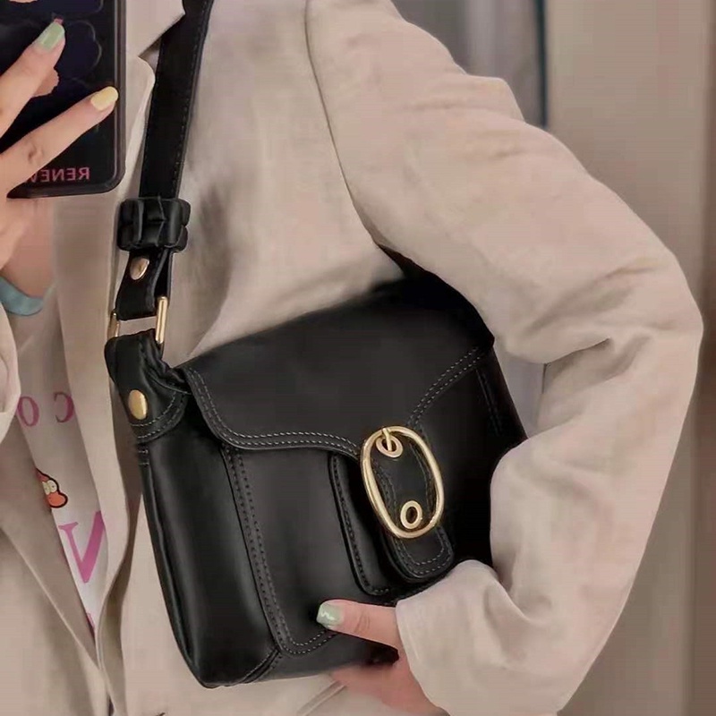 Túi đeo vai IELGY có khóa gài thời trang sành điệu cho nữ