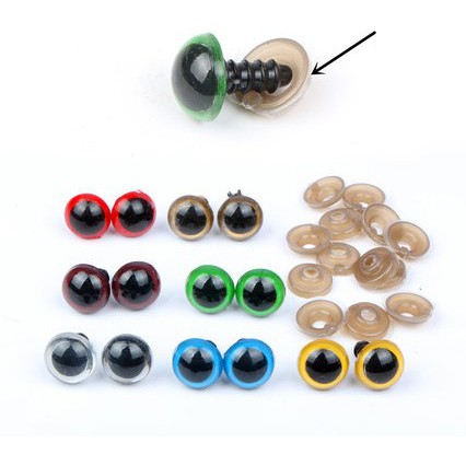 Mắt thú có chốt xoắn handmade