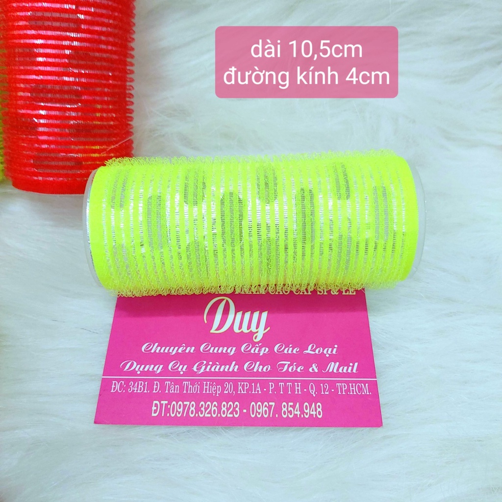 Lô Cuốn Tóc Hàn Quốc Lõi Nhôm cm Siêu To Dài Tự Dính Uốn Mái Dài Cỡ Lớn