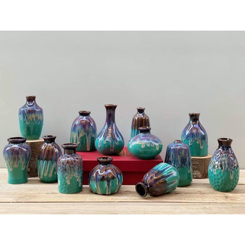 Lọ hoa mini Bát Tràng, decor trang trí 13 dáng