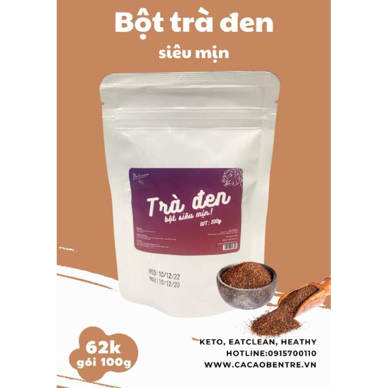 Bột Trà Đen Sấy Lạnh