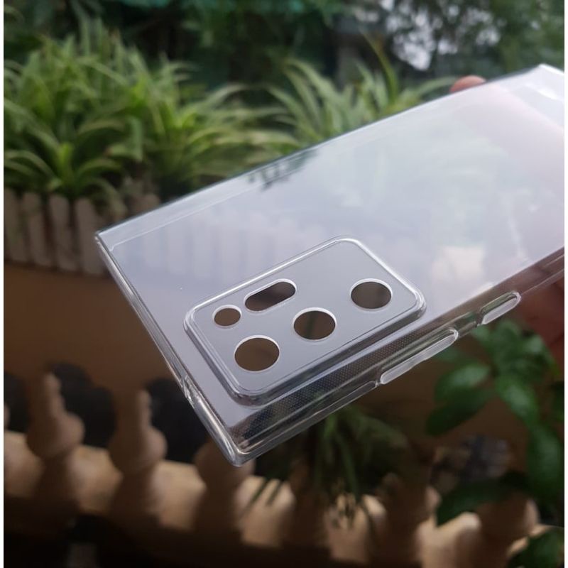Ốp lưng silicon trong suốt, siêu mỏng, bảo vệ camera cho Samsung Galaxy Note 20/Note 20 Ultra