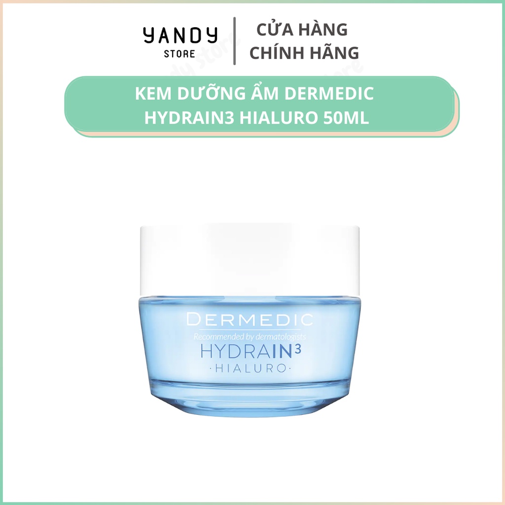 Kem Dưỡng Ẩm Dermedic Hydrain Hialuro 50ml