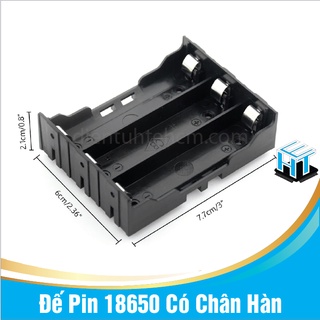 Đế Pin 18650 Có Chân Hàn nhiều phân loại( 1 cái)