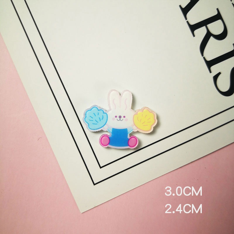 Ghim cài áo bằng acrylic họa tiết hoạt hình đáng yêu sáng tạo cho nữ