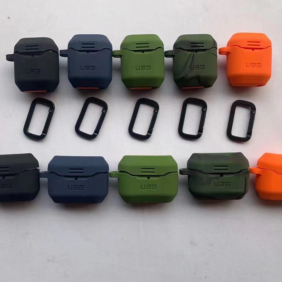 UAG Vỏ Bảo Vệ Hộp Sạc Tai Nghe Airpods 1/2 Bằng Silicon Mặt Nhám Thời Trang Chống Rơi