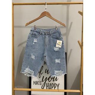 🔅Quần Ngố Jeans Rách Nhiều ( New)