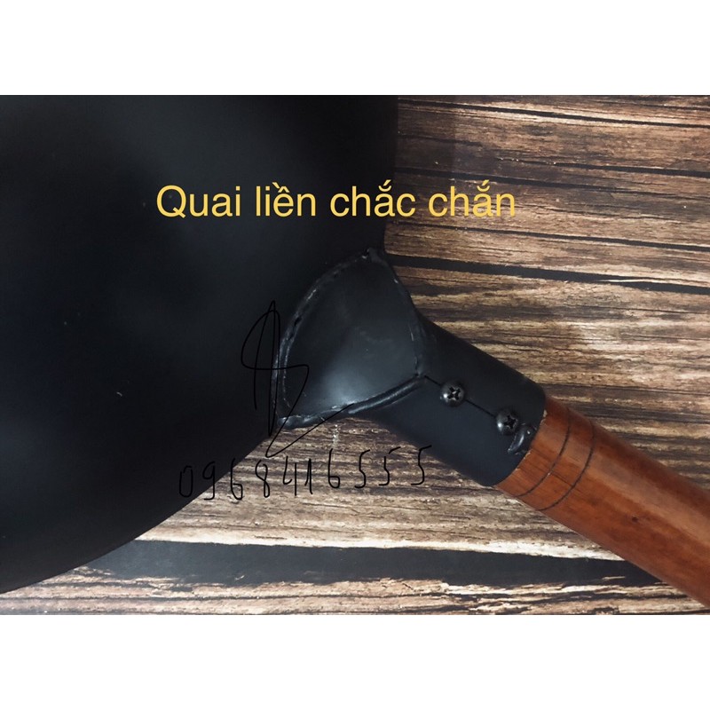 CHẢO THÉP CAO CẤP CHỐNG DÍNH TỰ NHIÊN SIZE 32 -34CM - 36Cm