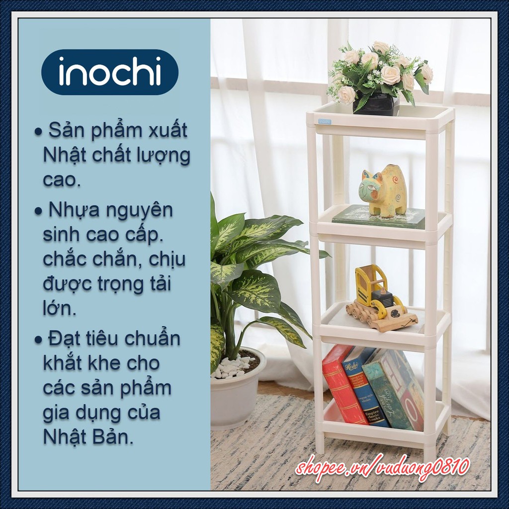 Kệ đa năng 4 tầng Inochi - Hàng chính hãng tiêu chuẩn nhật bản