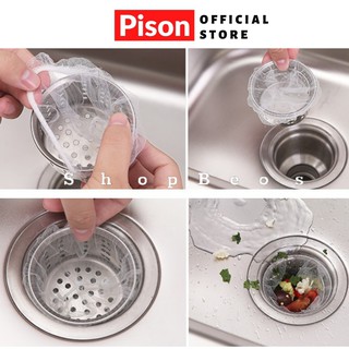 Set 10 túi lọc bồn rửa bát Pison dùng một lần - 1 bộ