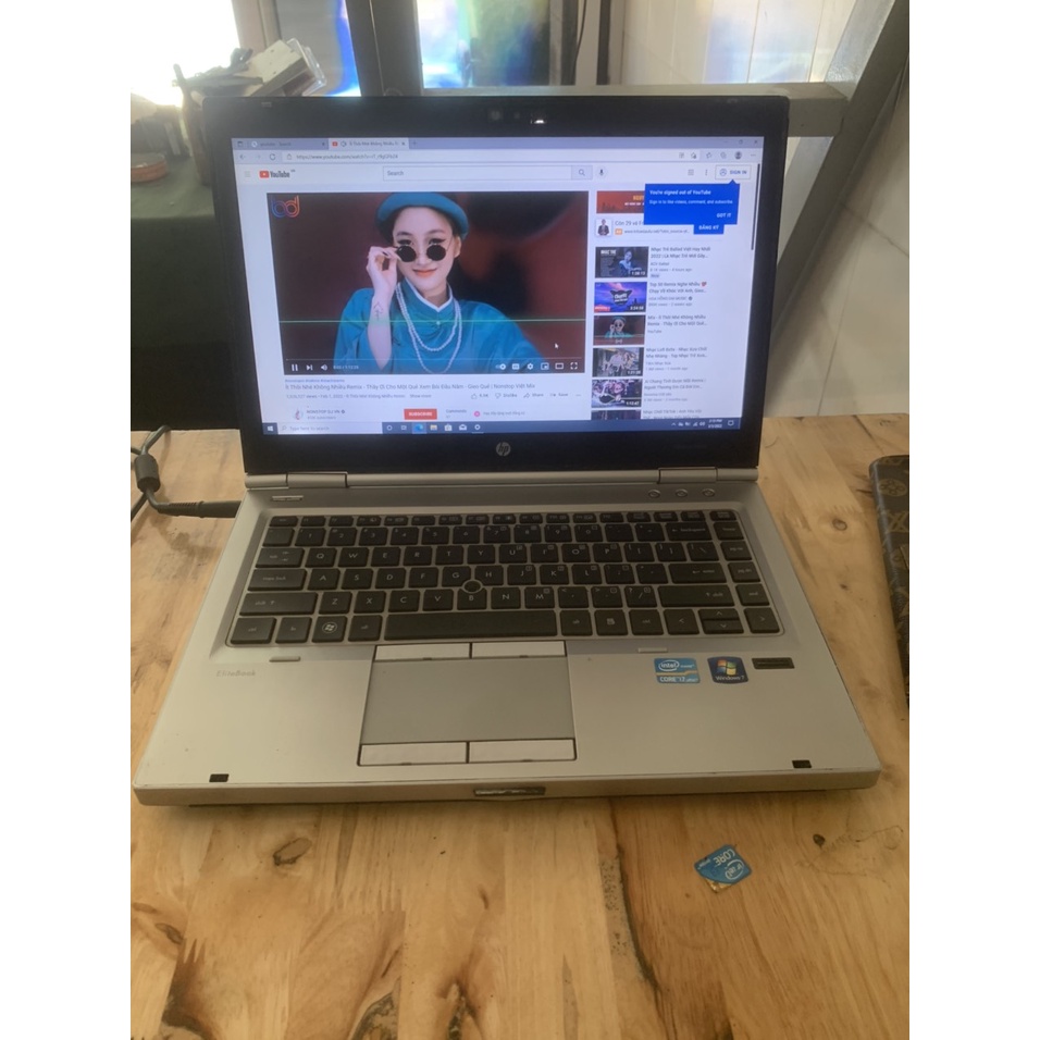 Laptop HP Elitebook 8460P , Chip Core I7 2620M,Ram 8GB,Ổ cứng SSD 240GB,Màn hình 14icnh