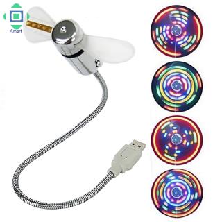 Quạt mini cổng USb tích hợp đèn led độc đáo