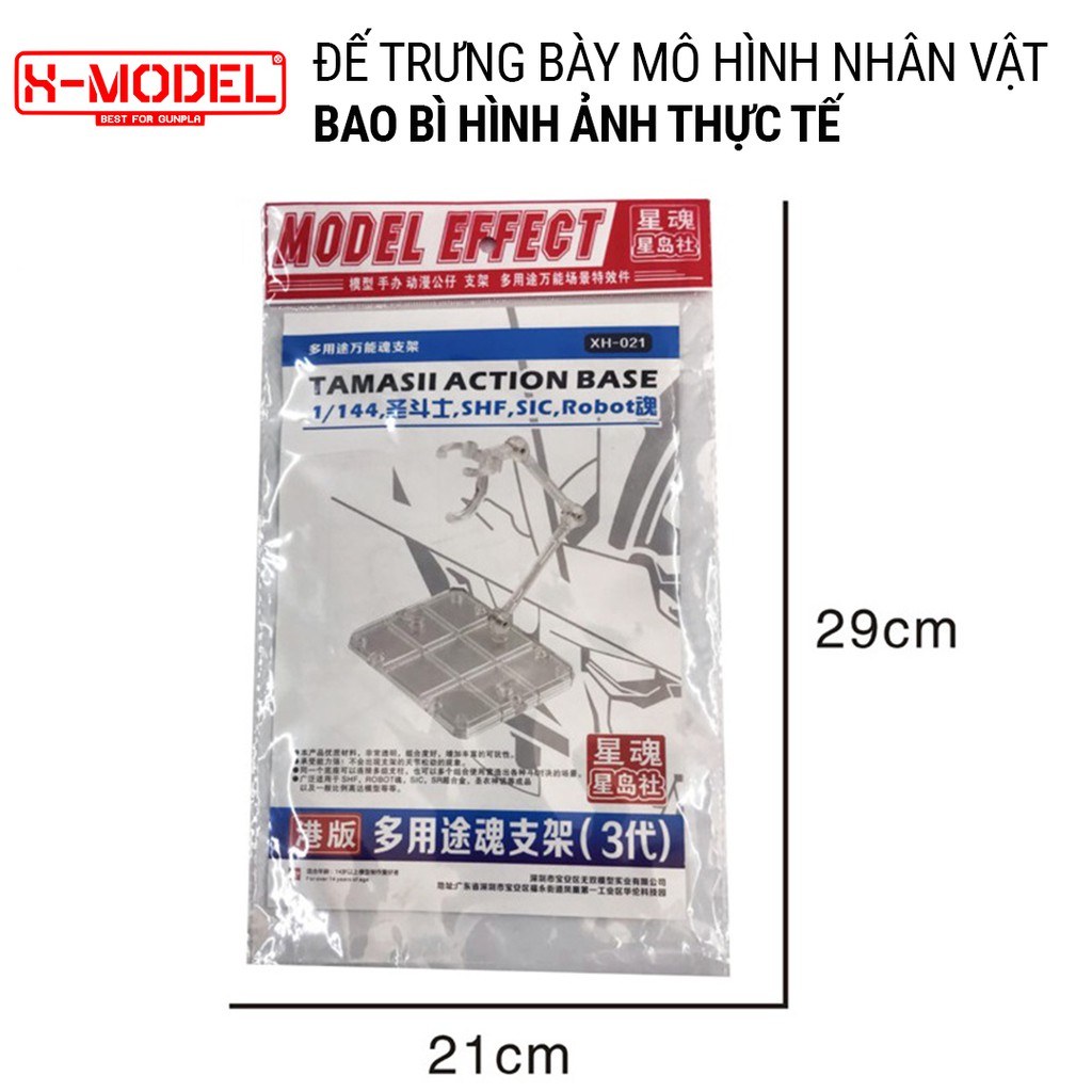 Dụng cụ lắp ráp GUNDAM Đế trưng bày mô hình nhân vật, đồ chơi mô hình X- MODEL XH021 Action Base mới 1/144
