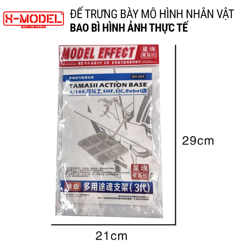 Dụng cụ lắp ráp GUNDAM Đế trưng bày mô hình nhân vật, đồ chơi mô hình X- MODEL XH021 Action Base mới 1/144 (HG, RG,SD)