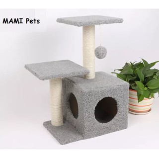 Trụ cào móng cho mèo 2 cột KT 45*30*70cm