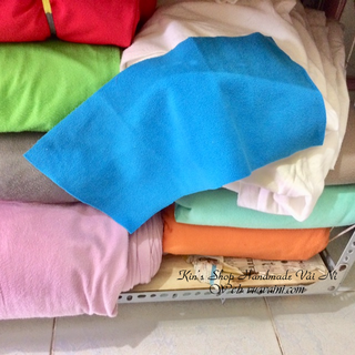 Combo vải nỉ mềm may gối handmade, gấu bông và đồ chơi handmade