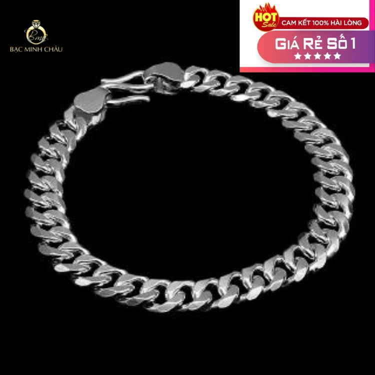 Lắc tay nam 💥 Chất liệu bạc ta S925, 💥Hàng đẹp, bền chất lượng, có thể điều chỉnh theo cỡ tay, LTNBMC0001