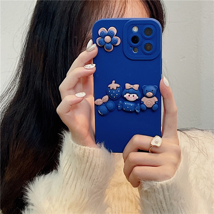 Ốp điện thoại silicon hình hoa dễ thương thích hợp cho iphone 11 12 13 pro max 12 13 mini x xs max xr 6 6s 7 8 plus