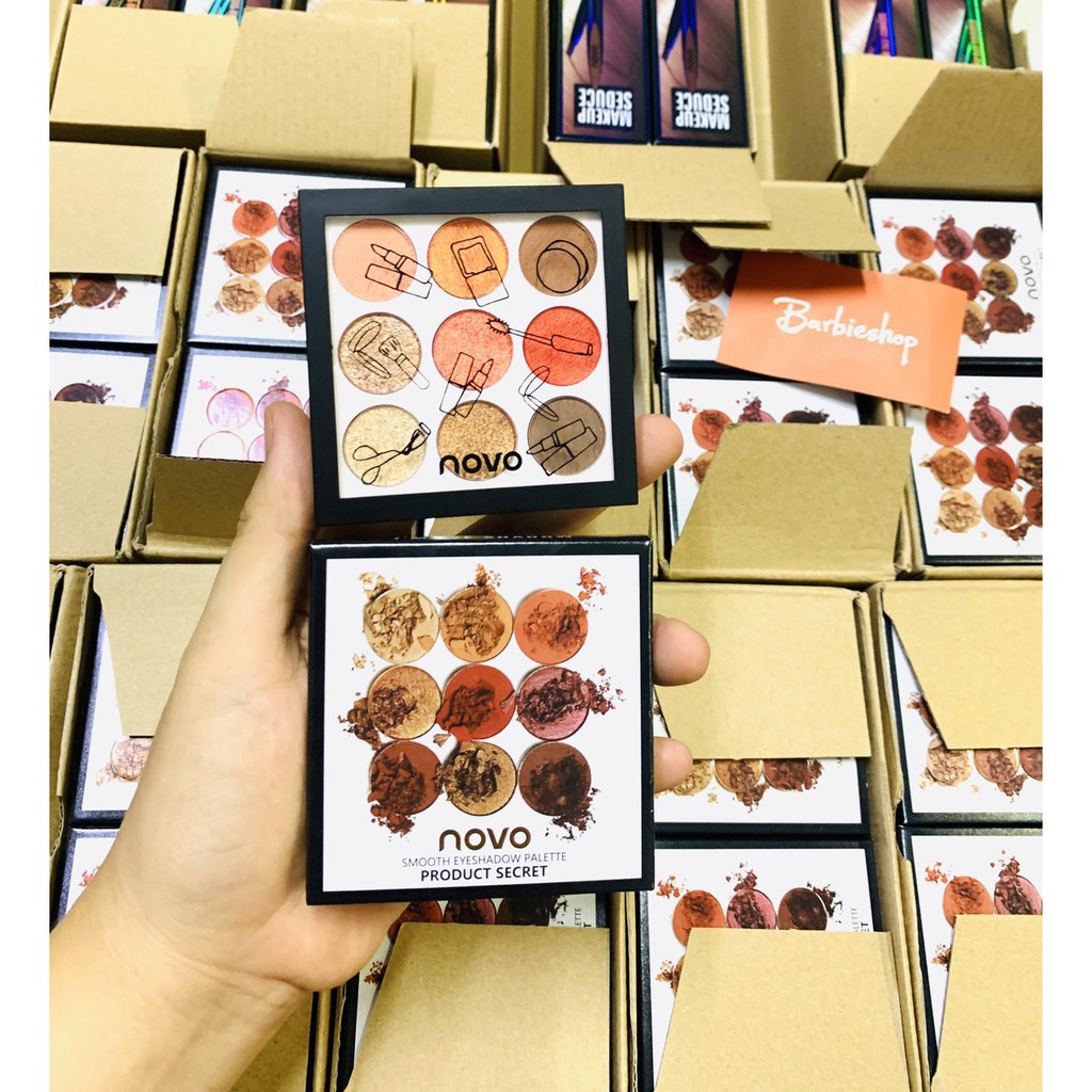 PHẤN MẮT 9 Ô MÀU NOVO SMOOTH EYESHADOW PALETTE