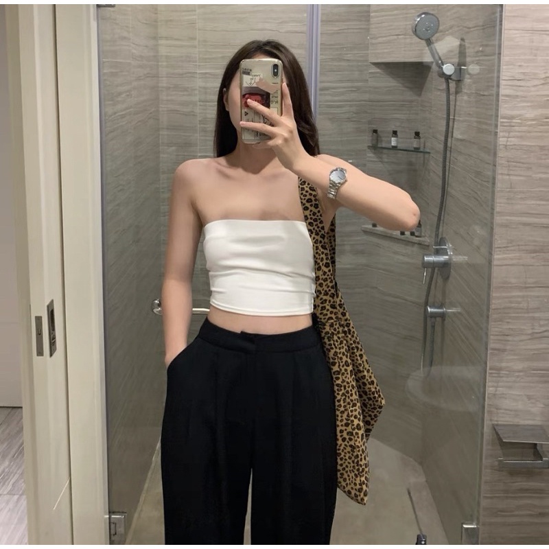 Áo ống crotop chất thun borip