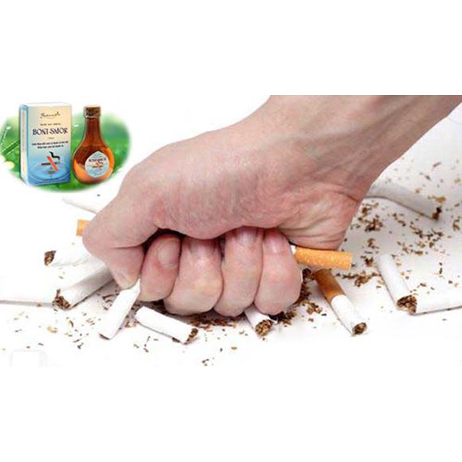 Nước Súc Miệng Boni Smok Dứt Điểm Hút Thuốc Lá Chai 250ml