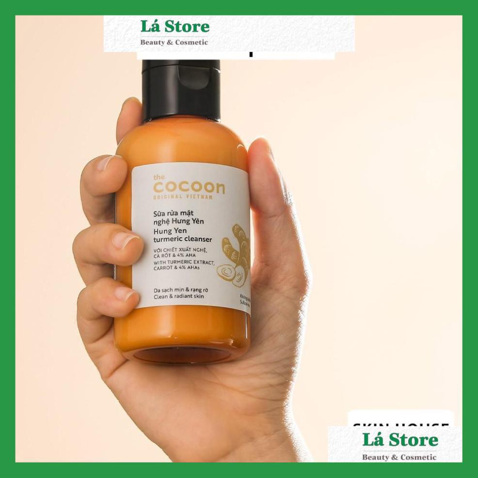 Sữa rửa mặt Nghệ Cocoon  - Sữa rửa mặt nghệ Hưng Yên cocoon 140ml sáng mịn mờ thâm | BigBuy360 - bigbuy360.vn