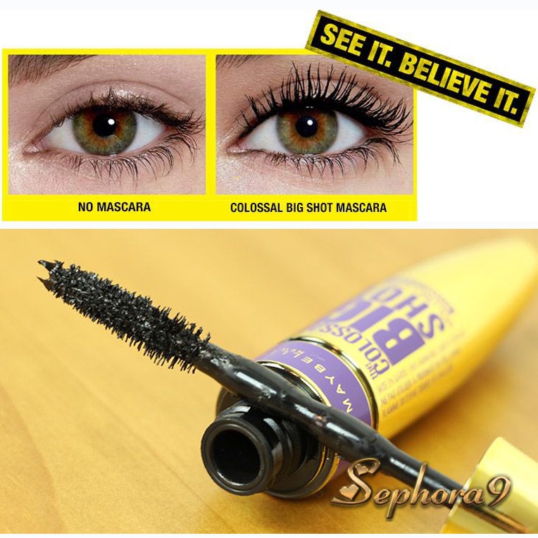 Chuốt Mi Mascara Maybelline The Colossal \ Falsie \ Lash Sensational \ Push Up Drama [Best Seller 2019] | BigBuy360 - bigbuy360.vn