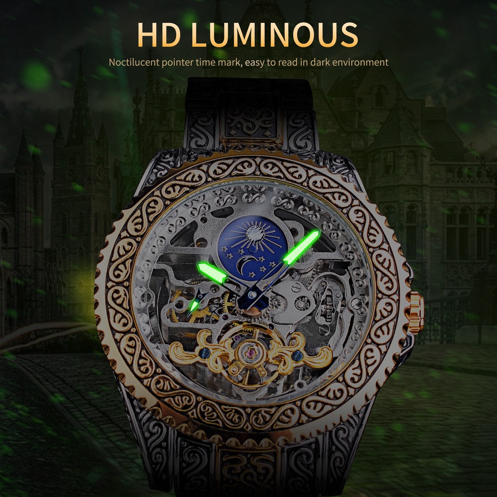 Đồng Hồ Cơ Tự Động Forsining Thời Trang Cho Nam