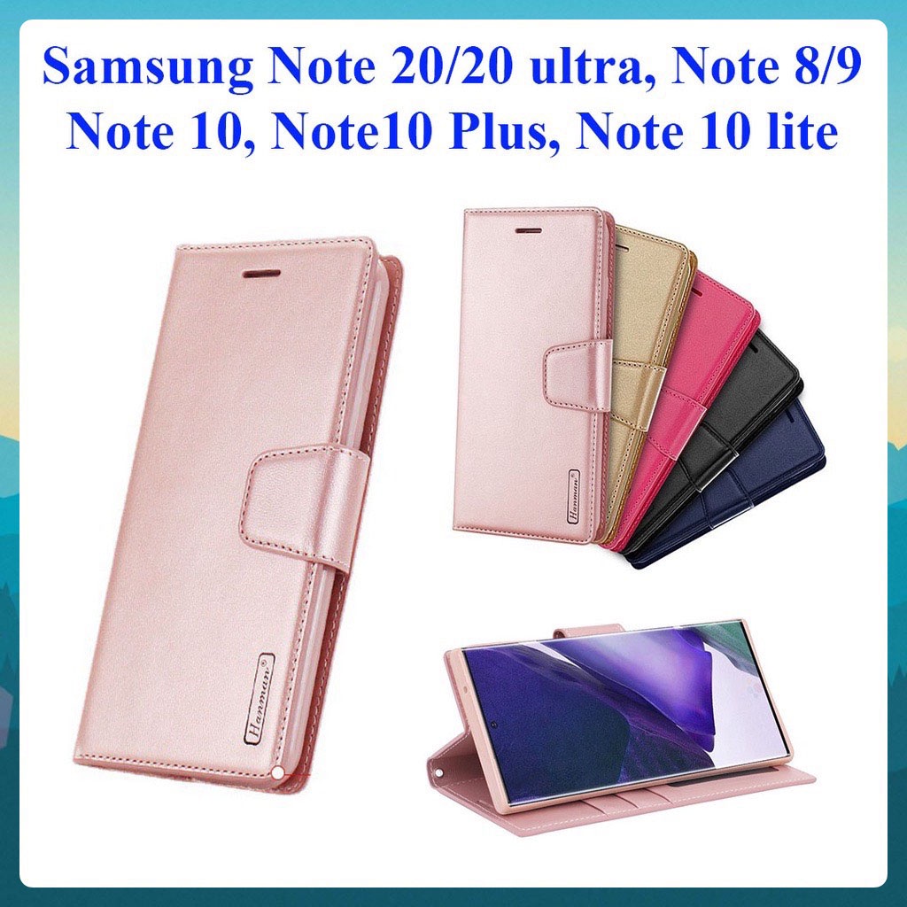 [Bao Xịn] Bao da dạng ví Samsung Note 20, Note 20 ultra, Note 10 Plus, Note 8, Note 9, Note 10 lite 