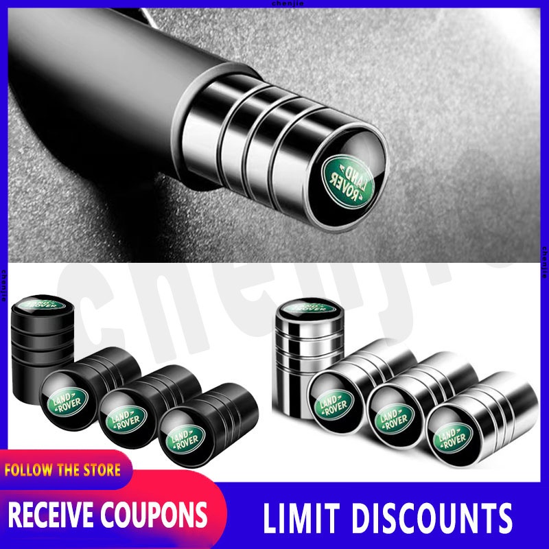 Chất Lượng Cao 4 Cái / bộ Nắp Van Lốp / Nắp Van Lốp Bánh Xe Ô Tô Nắp Bụi Phụ Kiện Xe Hơi Cho Land Ro