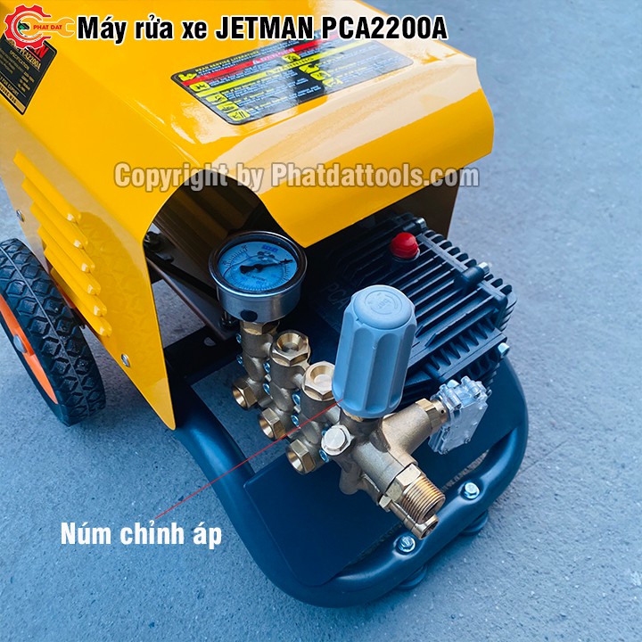 Máy Xịt Rửa Công Nghiệp Jetman PCA2200A Máy Rửa Xe Công Suất Lớn 2200w Bảo Hành 12 Tháng