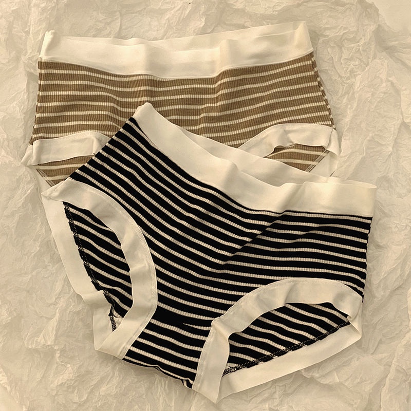 Quần Lót Lưng Vừa Không Đường May Thoáng Khí Kháng Khuẩn Cho Nữ