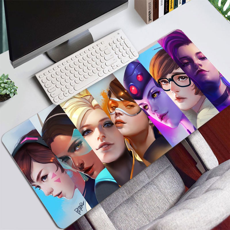 Tấm Lót Chuột Và Bàn Phím Cỡ Lớn In Hình Game Overwatch Tiện Dụng