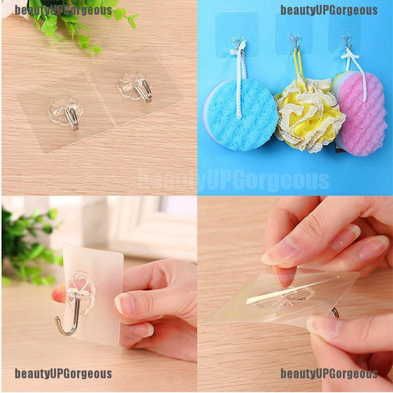 Set 5 Móc Treo Đồ Dán Tường Chịu Lực Nặng 10kg