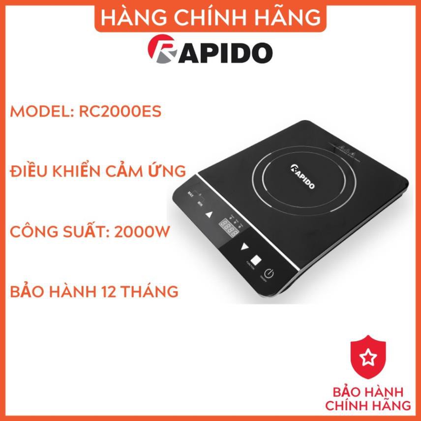 ✔️  Bếp Từ Đơn Rapido RI-2000ES Chính Hãng, Siêu Bền Giá Rẻ Không Kén Nồi Đun Bảo hành Một đổi một ..