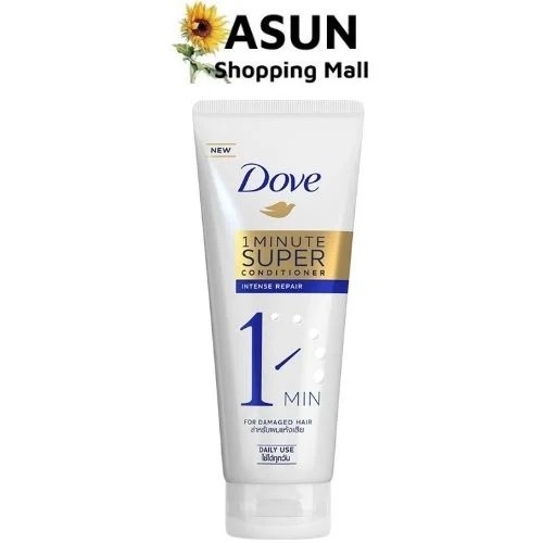 Kem xả Dove phục hồi hư tổn 1 phút siêu dưỡng 180ml