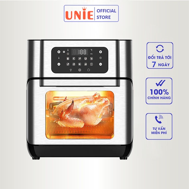 [Mã ELHADEV giảm 4% đơn 300K] Nồi chiên không dầu đa năng UNIE UE-1000 công suấ 1800W dung tích lớn 10L