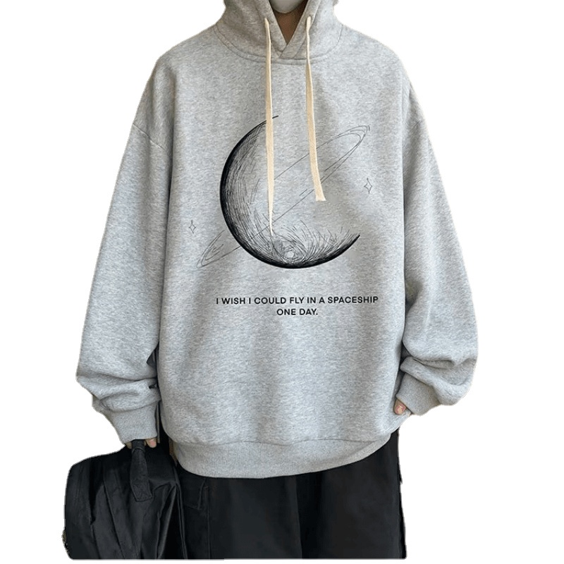 Áo hoodie Dáng Rộng In Chữ Phong Cách hip hop Hàn Quốc Chất Lượng Cao Cỡ M-5XL Thời Trang Cho Nam Và Nữ
