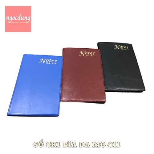 011 Sổ Bìa Da CK1 MC (400q/T) (20q/lố)