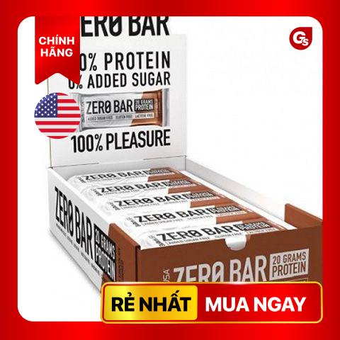 Bánh Protein Biotech USA Zero Bar 50g, 20 bánh