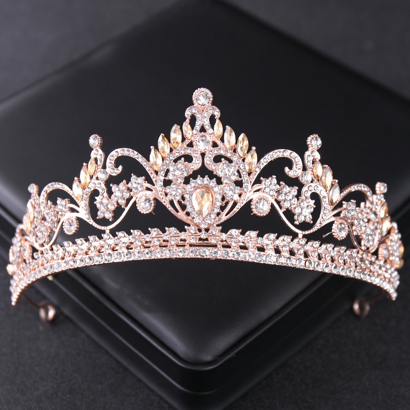 Cài Tóc Hình Vương Miện Đính Đá Thời Trang Cho Nữ