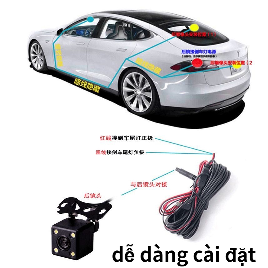 Camera hành trình ô tô, Camera hành trình A6 Plus Full HD Đèn LED,ghi hình trước sau, màn hình cảm ứng,thẻ nhớ 32G | BigBuy360 - bigbuy360.vn